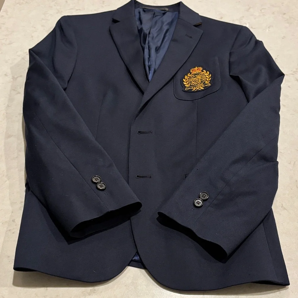 Lauren Ralph Lauren Navy Crest Blazer – Women’s XS Fit - Picture 5 of 14